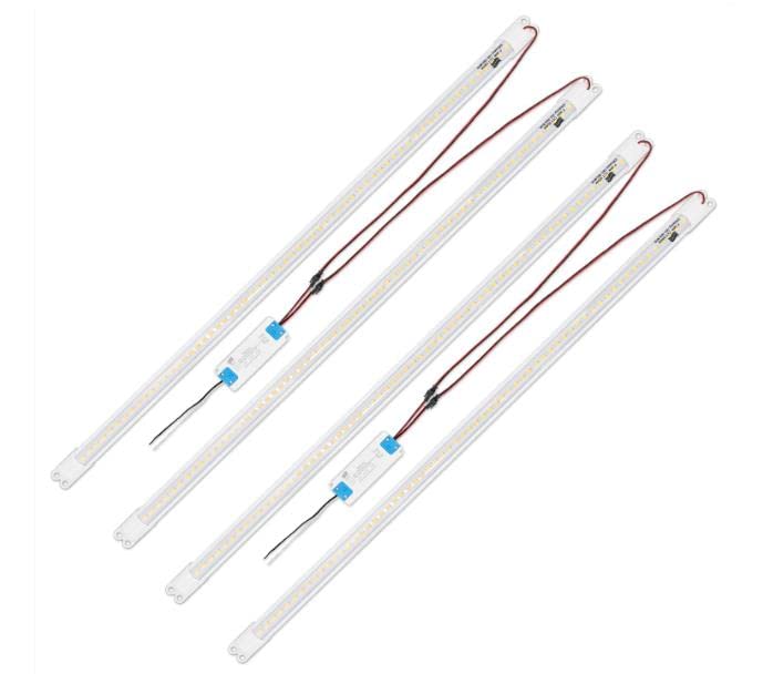 Photo 1 of 4FT Magnetic LED Retrofit Kit,Recessed T8T10Fluorescent Light Retrofit LED Light Tube,Panel Light,Troffer Quick Retrofit LED Light Kit ,No Professional Tools Required,36w, 4000K Warm light (2 pack) 4ft-4000k-2pack