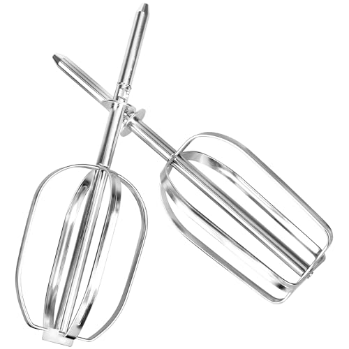 Mixer Beater Attachments Replacement for Sunbeam Mixmaster Stand Mixer, Mixer Beaters Compatible with Sunbeam Mixmaster Older Vintage Mixer, Upgrade Stainless Steel Beater Attachment