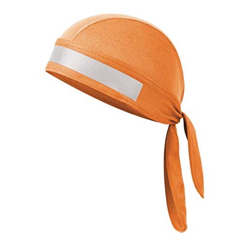 Tachiuwa Gorro de Ciclismo Bandana Boné Boné Crânio Boné Esportivo Bandana Bandana - laranja
