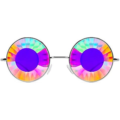 GloFX Imagine - Gafas de caleidoscopio con agujero de gusano y diseño de difracción arcoíris Cover