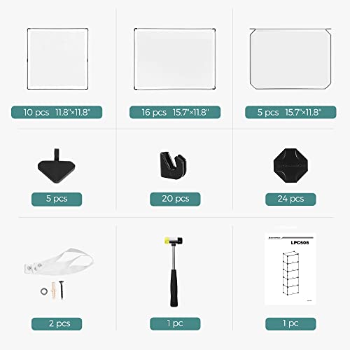 Songmics ULPC506T01 Shoe Rack, 10-Slot Storage Organizer Unit thumb #7