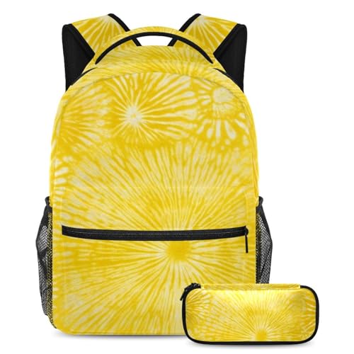Sac à dos avec trousse feuilles de noix de coco pour ranger toutes les affaires d'étudiants