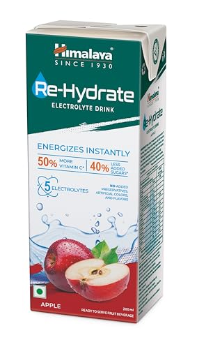 Himalaya RE-HYDRATE Electrolyte Drink Apple Flavor 200ml