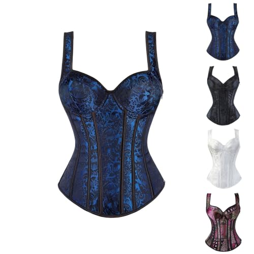 Corsé para mujer de pecho completo floral con un sugerente efecto push up 2