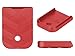 NDZ Performance Magazine Base Plate for Glock 17 19 19X 22 23 24 26 27 31 32 33 34 35 37 38 39 45 Gen 1/2/3/4 in 9mm .40 Cal, Textured Anodized Aluminum with Aspis Cut Design - Red