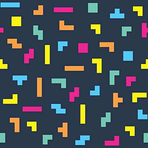 Papel de Parede Tetris Navy