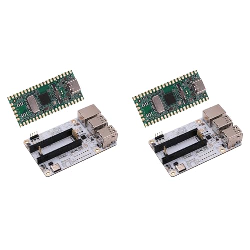 rieder 2X Placa de Desarrollo RISC-V Milk-V Duo+Placa de Expansión HUB USB CV1800B Compatible con Linux para Entusiastas de IoT Y Jugadores DIY