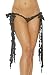 Bodyshotz Women's Metallic Mermaid Ribbon Tie Shorts