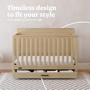 Graco Tristan 5-in-1 Convertible Crib with Drawer, Driftwood — photo 3 of 6