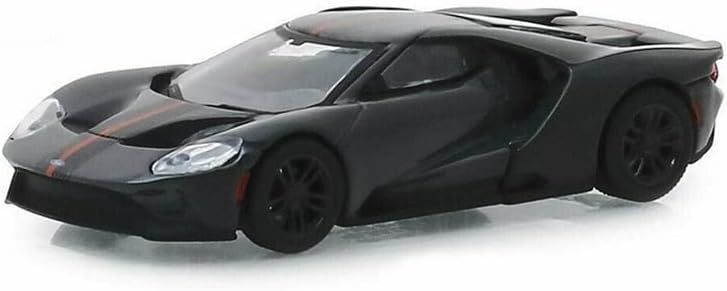 Greenlight para Ford GT 2019 Gris Negro y Naranja Rayas Edición Limitada 164 Diecast Truck Modelo Pre-Construido