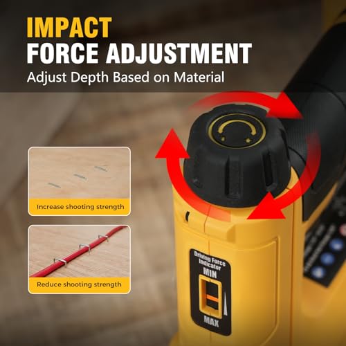 Image of ALLOYPOWER 3 /8''Crown Stapler, 18 Gauge 2 in 1 Cordless Brad Nailer /Electric Stapler with 2.0AH Battery & Charger, Nail Gun Battery Powered with 2,000PCS Staples and Nails for Upholstery & Family DIY