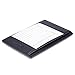 HISCOW Italian Leather To Do List Notepad & Pocket Notebook - 3x5 Memo Pad with Secure Pen Holder, Refillable Note Jotter Organizer for Work & Travel, Black