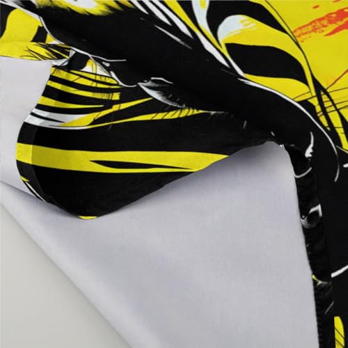 Servilletas de tela multicolor con estampado cebra, pack x4 miniatura 3