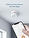 AEGISLINK Wi-Fi Smoke Detector, Wireless Smart Fire Smoke Alarm with App Control, Replaceable Lithium Battery, Auto Self-Check Function, S-WF240, 1-Pack