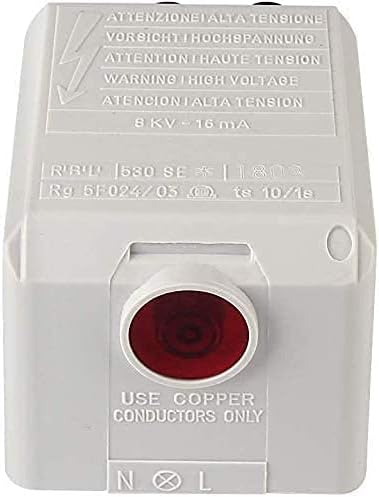 530SE Control Box with high voltage warning
