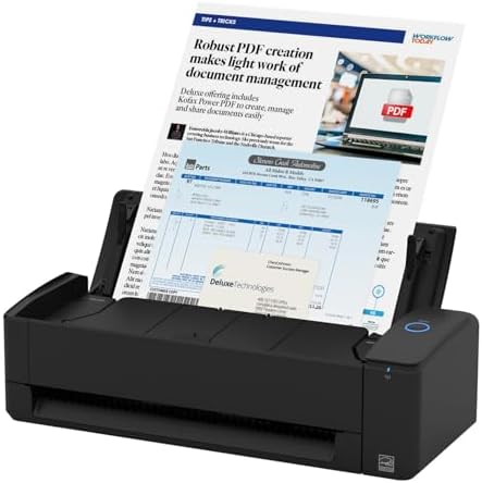 ScanSnap iX1300 Deluxe Compact Wireless or USB Double-Sided Color...