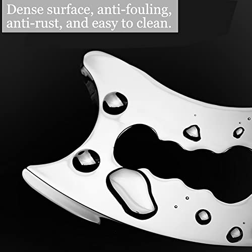 Zizzon Stainless Steel Gua Sha Massage Tools Soft Tissue Mobilization Physical Therapy For Back, Legs, Arms And Shoulders #TOP2