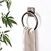 Monarch Abode Metal Round Bathroom Hand Towel Holder for Bathroom Wall, Metal Hand Towel Ring Hanger Wall Mount, 7-inch Round Towel Ring Holder for Bathrooms, Towel Rack Hanger, Antique Copper Finish