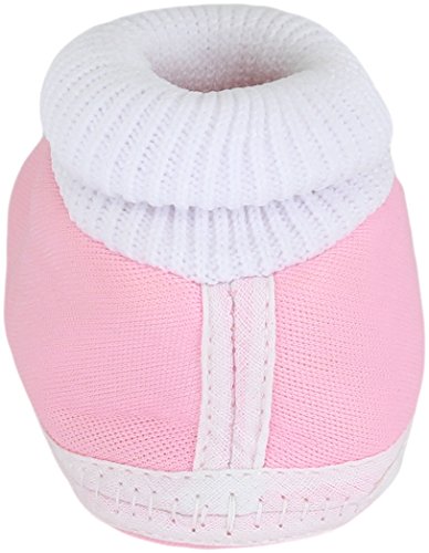 Image of Neska Moda 0 To 6 Months Baby Boys & Girls Cotton Butterfly Slip On Baby Booties-BT375