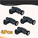 Injection Compatible valve ABQB For ZX-6R For ZX600 Compatible EAT288 Fuel Injector 4Pcs 49033-0013 Replacement Part For Motorcycles Automotive injector