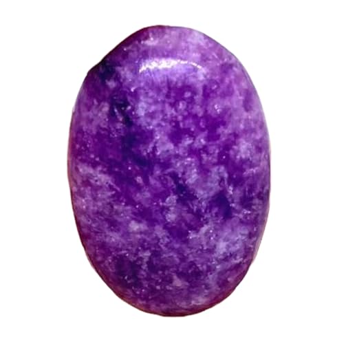 Lépidolite violette cabochon ovale 29x18mm pour réparer ou personnaliser un pendentif
