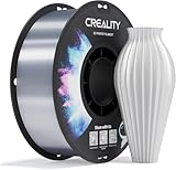 Creality PETG Filament 1,75mm, CR-PETG 3D Drucker Filament, hochwertiges 3D-Druckerfilament mit hoher Zähigkeit und Präzision, 1kg Spule, Ideal für Ender, K1, K1C, K2, Hi 3D-Druckern (Transparent)