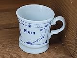 Moin Pöttchen Mini Becher Indisch Blau Moin Pöttchen 5,3x5,3cm, aus Porzellan