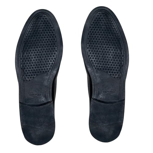 EAGLE FAN Men's Ethnic Embroidery Juttis and Mojaris for Wedding|Party|Occasions|Fashion|Outdoor|Indoor|Lightweight|Shoes with TPR Sole SGSA-Black -75