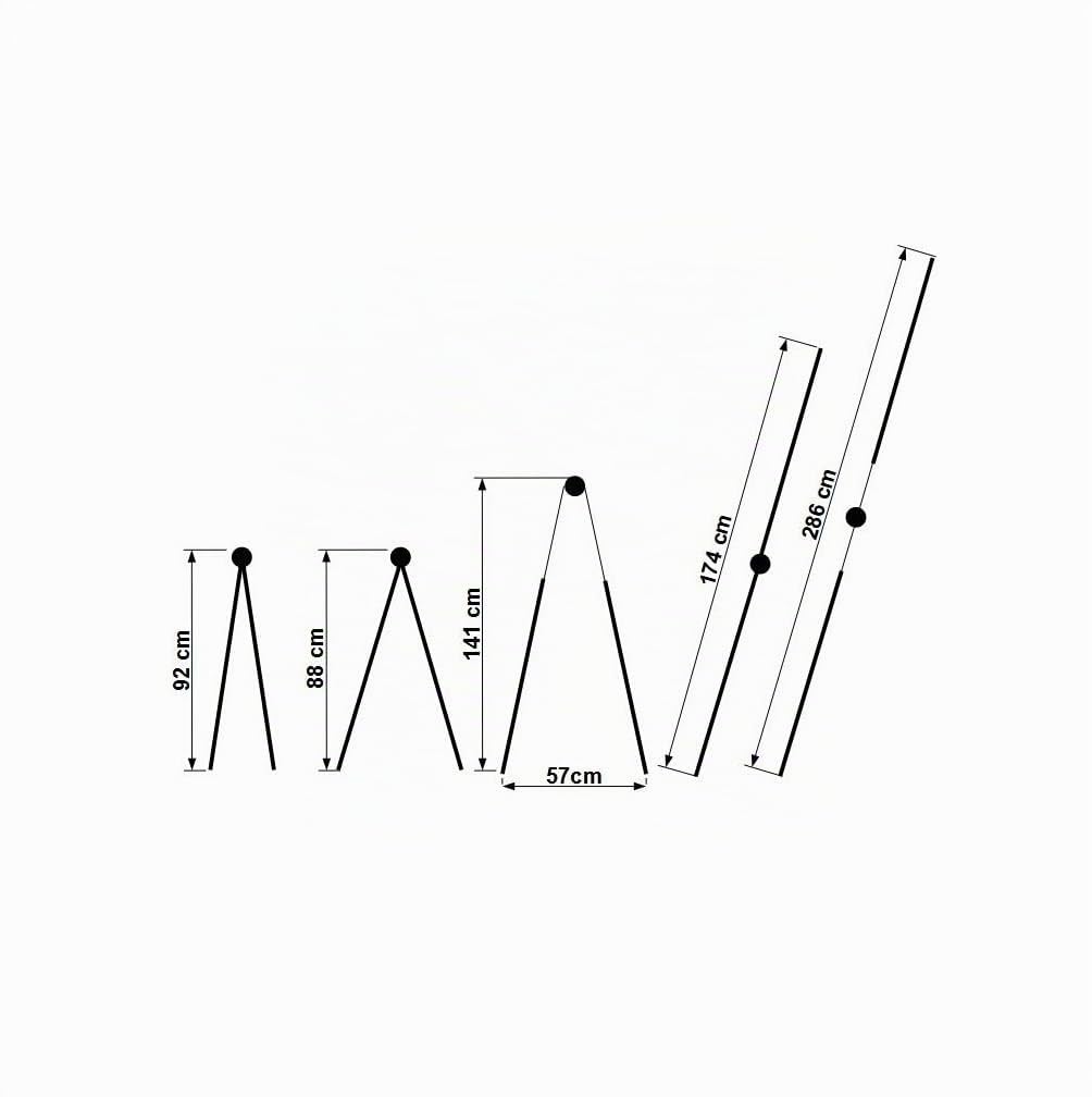 TREPPE Escalier articulé Pliable télescopique Multifonction Aluminium 4 x 3 marches 2,86 m