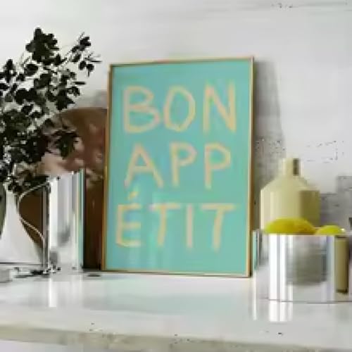 Affiche de cuisine Bon Appétit pour un intérieur chaleureux et convivial