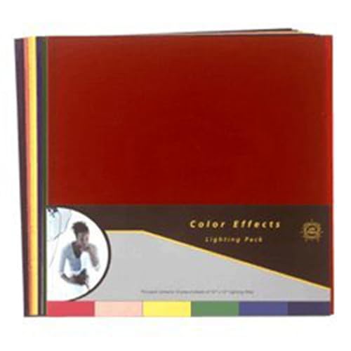 Lee Filters des effets de couleur Lot, Lot de 12 feuilles de 30,5 x 25,4 cm d'éclairage filtres