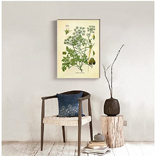 Affiche murale vintage herbes et épices pour raviver un mur de cuisine