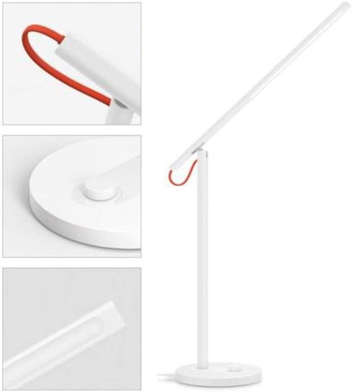 Xiaomi Desk Lamp LED Smart Desk Lamp, 4 Light Modes, Adjustable Color Temperature, Remotely Controllable, White [Energy Efficiency Class A]