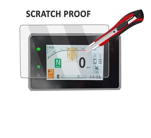 Image of Digital Meter Screen Guard For NEW HONDA CB HORNET 125 2025 Bike / 9H TFT Instrument Cluster Guard / HD Clarity / NEW HORNET 125 2025 Display Speedometer Console Accessory [Not Tempered Glass]