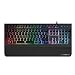 Produktbild RGB LED Gaming Tastatur, 19 Tasten Anti-Ghosting, verstellbare Hintergrundbeleuchtung, mechanisches Gefühl, wasserressiste Gaming-Tastatur mit Handballenauflage, DE Layout