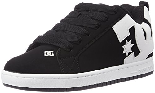 DC Shoes Court Graffik, Zapatillas para Hombre, Negro (Black-001), 45 EU