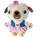 Peluche chips et pommes de terre - 30 cm - Cartoon carlin chien et souris de 17 cm - Jouet pour enfant - Cadeau d'anniversaire - Jouet pour bébé (chien)