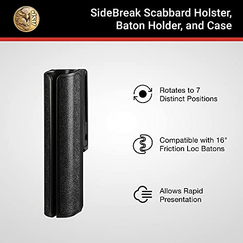 Asp, Inc. Sidebreak Scabbard F-Series Baton Self-Defense Stick, Expandable Baton Self-Defense Pocket Scabbard, Baton Scabbard For Collapsible Batons For Self-Defense, Extendable Staff Holder #TOP1