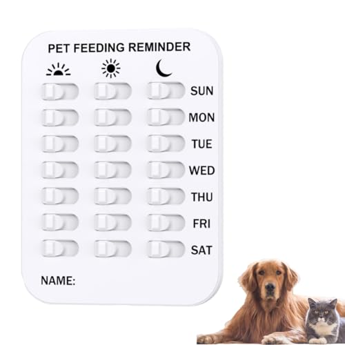 Did You Feed The Cat Tracker, 3 Meals Pet Feeding