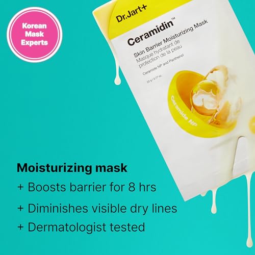 Dr.Jart+ Ceramidin Skin Barrier Moisturizing Korean Face Mask | Sheet Mask | Korean Skin Care
