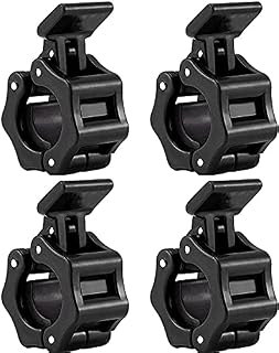 Slim Panda 1 In Barbell Clamps, Non-Slip Quick Release Barbell Clamps with Clip, Weightlifting Barbell Locking Collar for Workout, Weightlifting, Bodybuilding, Fitness & Strength Training