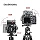 SUNWAYFOTO LS-75 75mm Universal-Drehmanschette für DLSR-Kameras, Stativhalterung Ring Objektivhalterung Manschette Arca Swiss Plate Mount DSLR Horizontal-Vertikal-Umschaltung