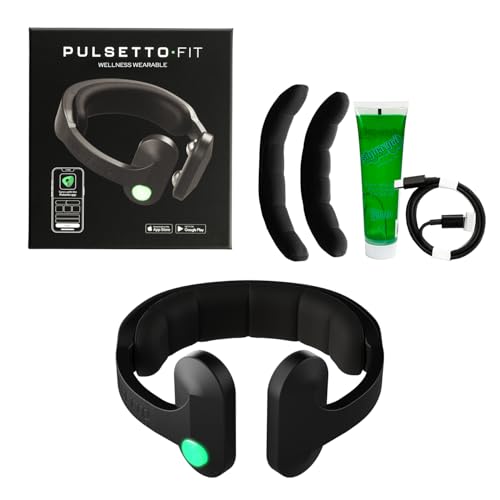 Pulsetto FIT Appareil de bien-être portable avec soutien du nerf vague – Neurotechnologie brevetée pour la détente, le soulagement du stress, la...