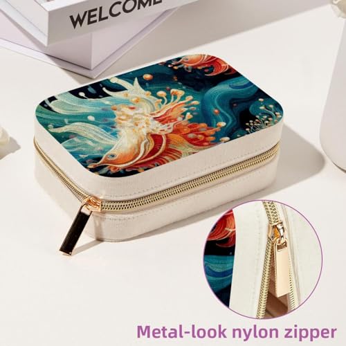 Joyero elegante y espacioso con soporte de doble capa para pulseras finas 7