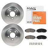 Max Advanced Brakes ValueMAX Rear Brake Kit | Fits 2004-2011 Ford F150 | Brake & Rotor Kit for Daily Driving | OE Brake Rotors & Ceramic Brake Pads