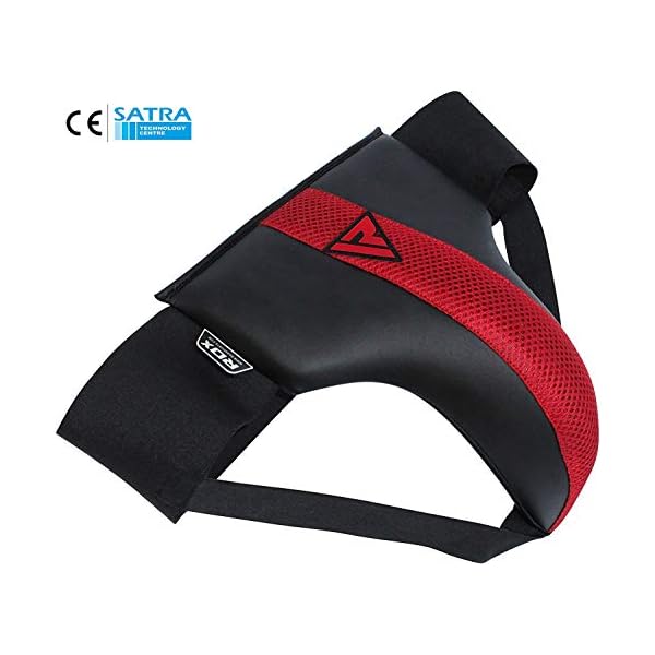 RDX-Groin-Protector-for-Boxing-Muay-Thai-Kickboxing-and-MMA-Fighting-SATRA-Approved-Maya-Hide-Leather-Abdo-Gear-for-Martial-Arts-Jockstrap-Abdominal-Guard-for-Sparring-Taekwondo-and-Grappling RDX Groin Protector for Boxing, Muay Thai, Kickboxing and MMA Fighting, SATRA Approved Maya Hide Leather Abdo Gear for Martial Arts, Jockstrap Abdominal Guard for Sparring, Taekwondo and Grappling