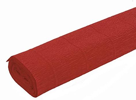 FloristryWarehouse Crepe Paper roll Lite 140g (50 x 250cm) Scarlet Red (Shade 980)