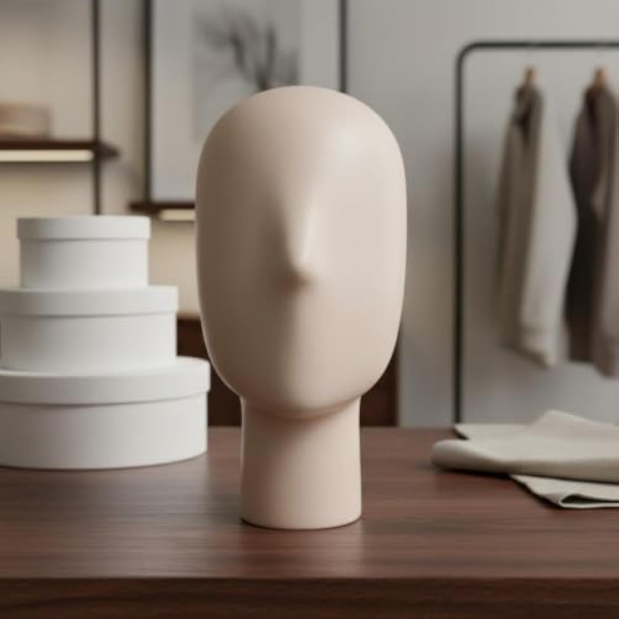 Lightweight Desktop Mannequin Head Stand