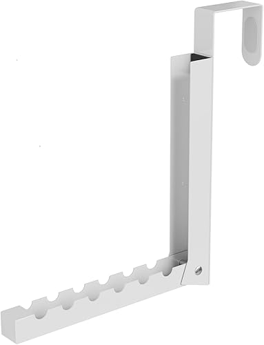 Miniatura 10 de Perchero Plegable para Colgar Sobre la Puerta para Secar Ropa, Perchero Plegable para Abrigos para Cuarto de Lavandería Interior Espacio Compacto