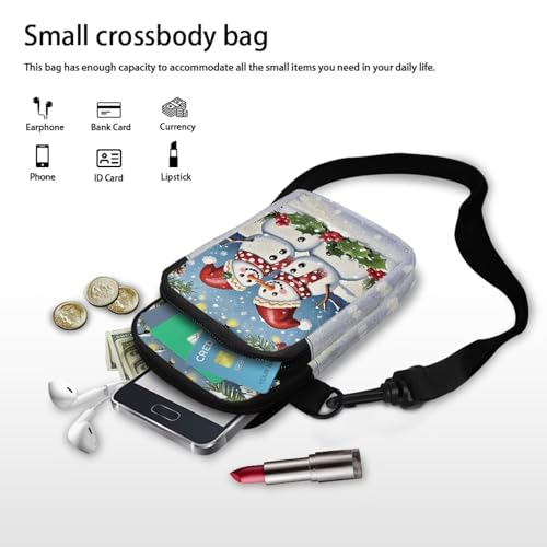 Image of Hawaiian Tribal Small Crossbody Bags for Women Cell Phone Bag Purse, Sea Turtle Zipper Sling Purses Shoulder Bag